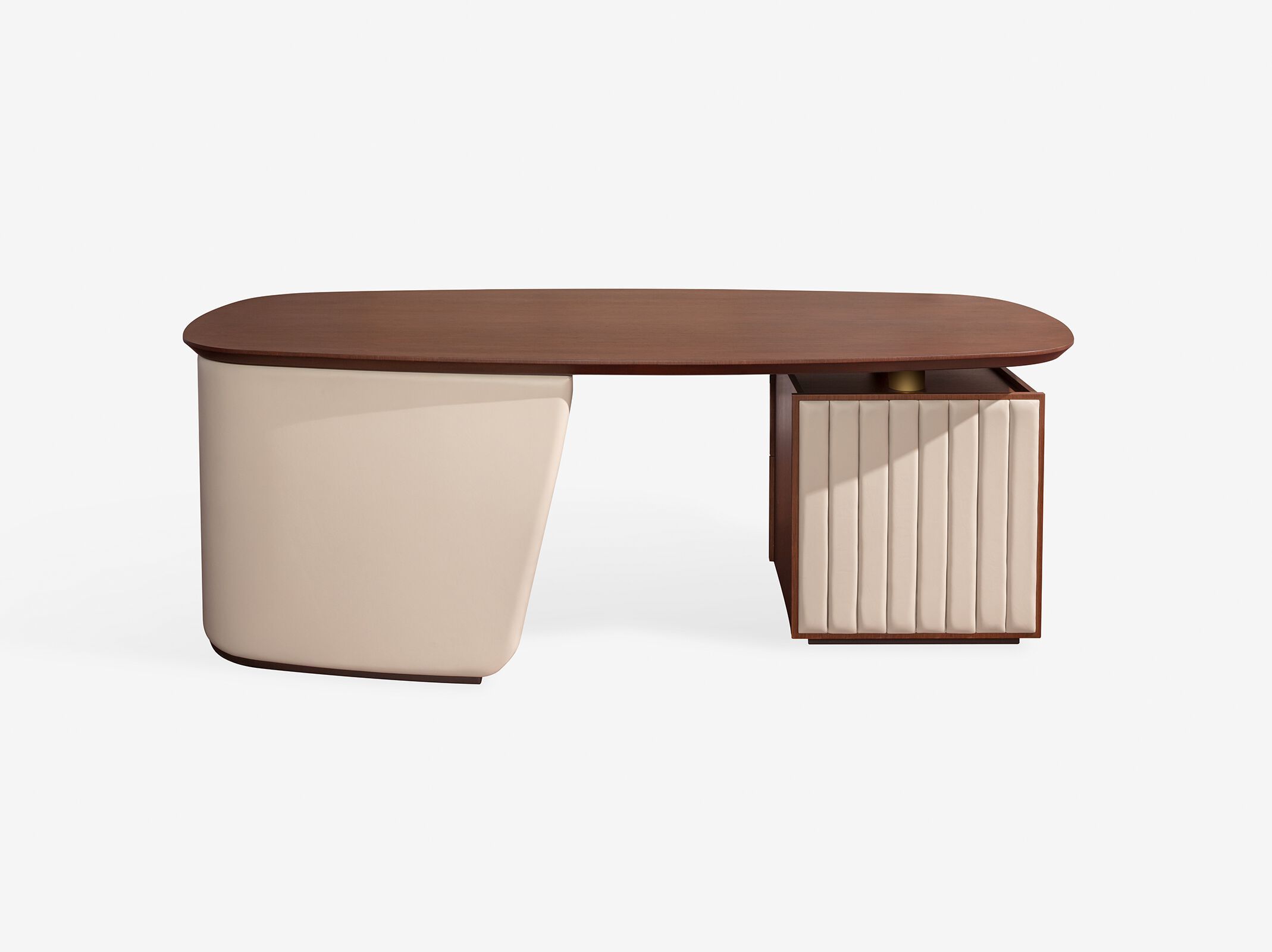 Деревянный прямоугольный стол с ящиками Carpanese Home Identity ARCH-00128988 - Вид №2