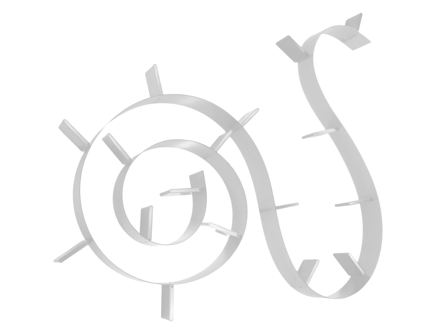 Книжный шкаф из инженерного пластика Kartell BOOKWORM 17 ARCH-00007984