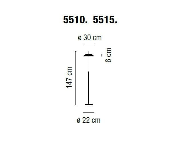 Светодиодный торшер с диммером Vibia ARCH-00060911 - Вид №4