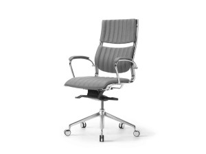 Кожаный операционный офисный стул