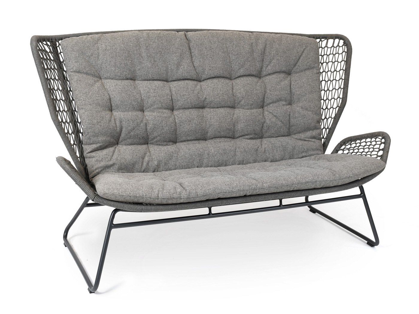 2-местный тканевый садовый диван FISCHER MÖBEL Wing Light ARCH-00056430 - Вид №1