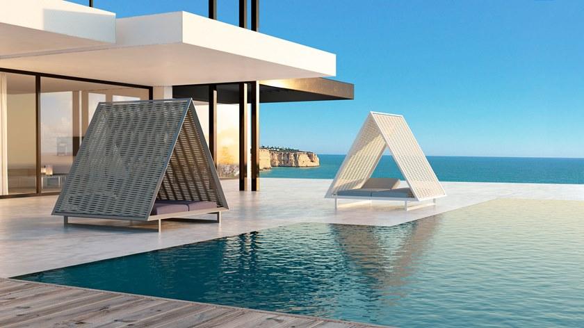 VONDOM Откидывающаяся грядка с зонтиком sun-id-1399283 - Вид №2