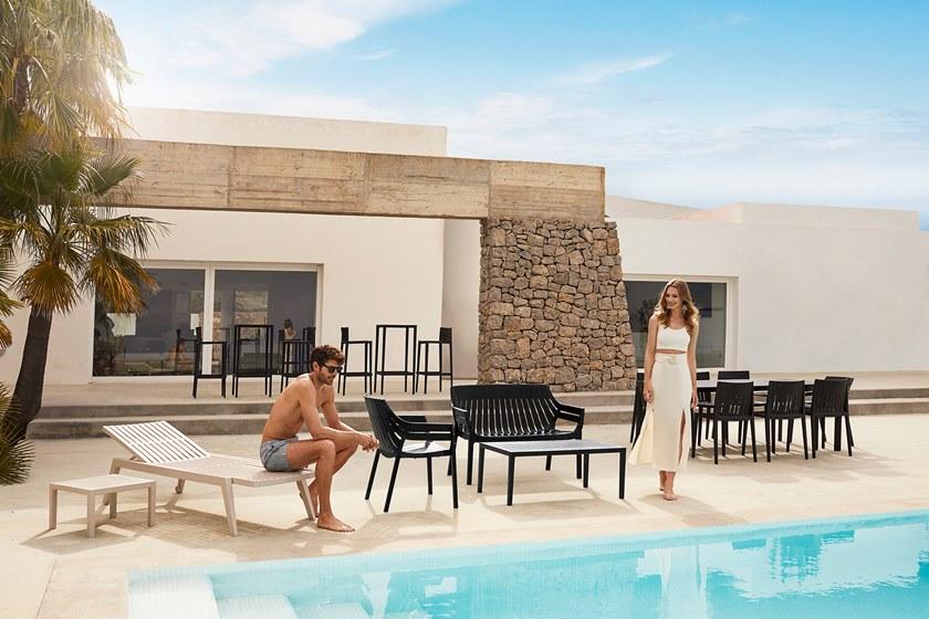 VONDOM Квадратный садовый высокий стол из полипропилена Spritz 56018 - Вид №12