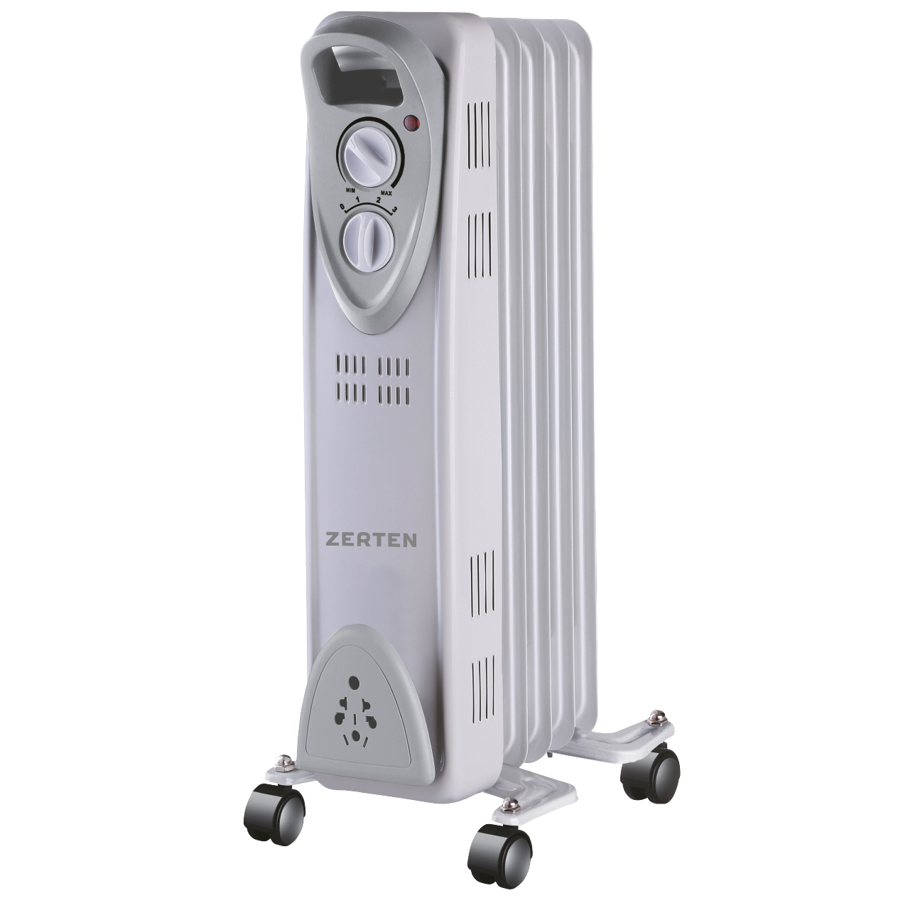 9021184 Масляный обогреватель Zerten MRS-10 серый STDN-0005646