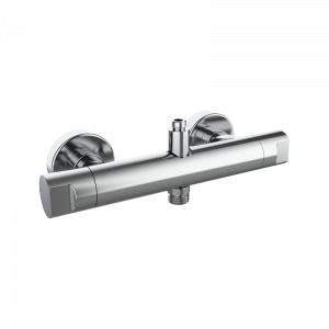 138002 BASIC Душ термостатический с колонкой Хром GRB MIXERS