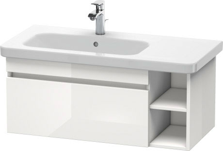 DS639704343 DuraStyle Тумбочка подвесная Базальт матовый, декор Duravit - Вид №2