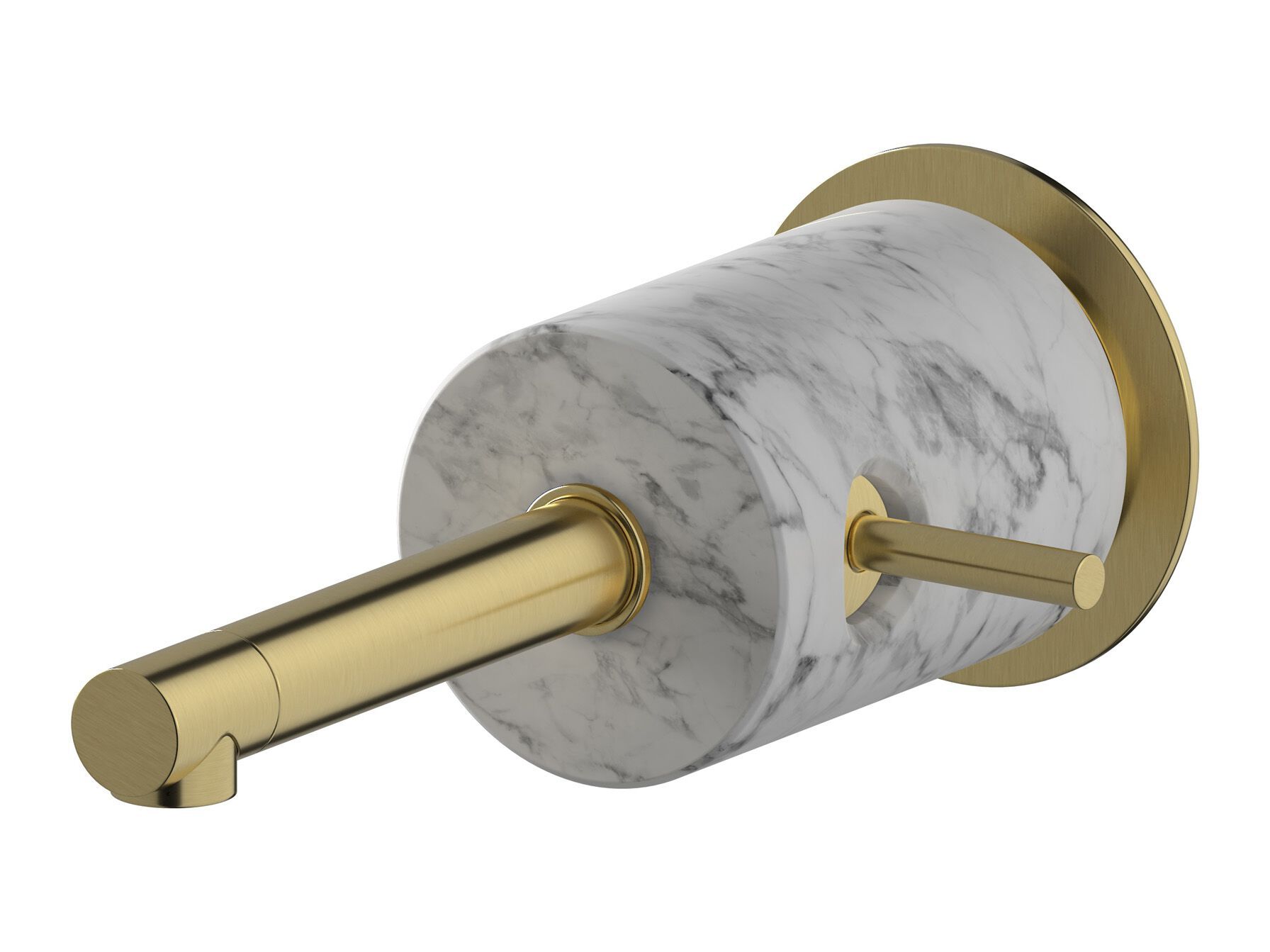 Смеситель для раковины с одной ручкой из мрамора IB мрамор + мрамор Elle ARCH-00128739