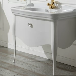 Тумба под раковину-столешницу Olympia Ceramica Impero Style 100 белая