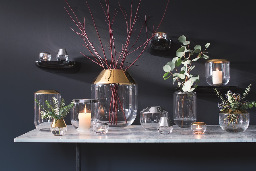 Ваза Space, 25 см, платина LSA International G140225359 - Вид №1