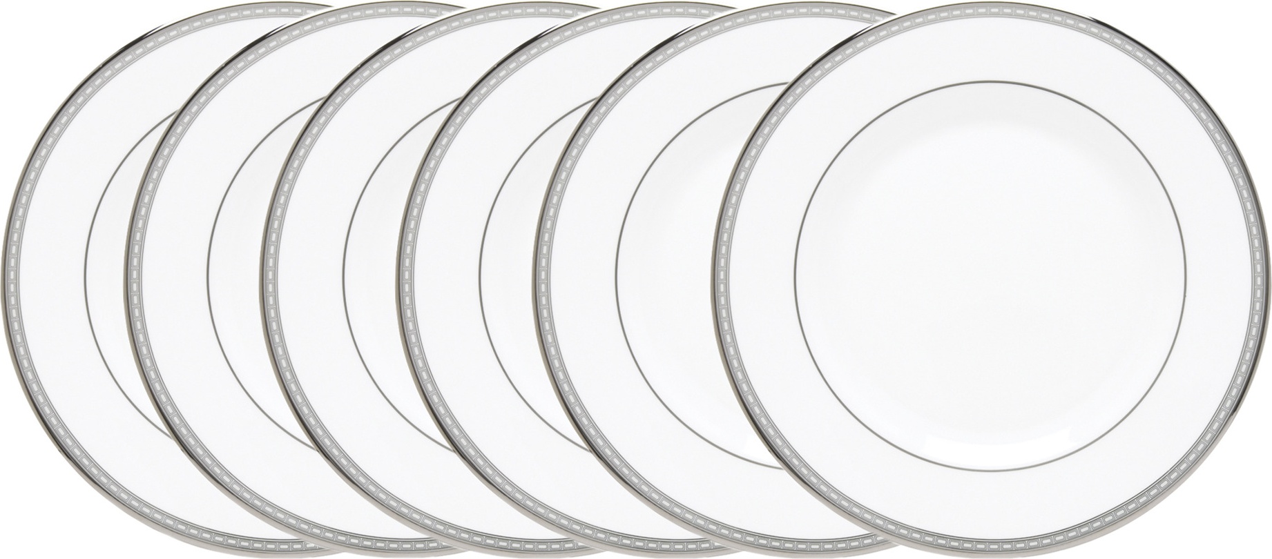 10667238 Lenox Набор из 6 тарелок закусочных Lenox "Марри-Хилл" 20см Фарфор, Керамика 