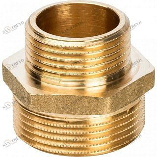 Ниппель переходной НН 1 1/4х3/4" латунь STOUT SFT0003011434