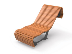 Наружное деревянное сиденье