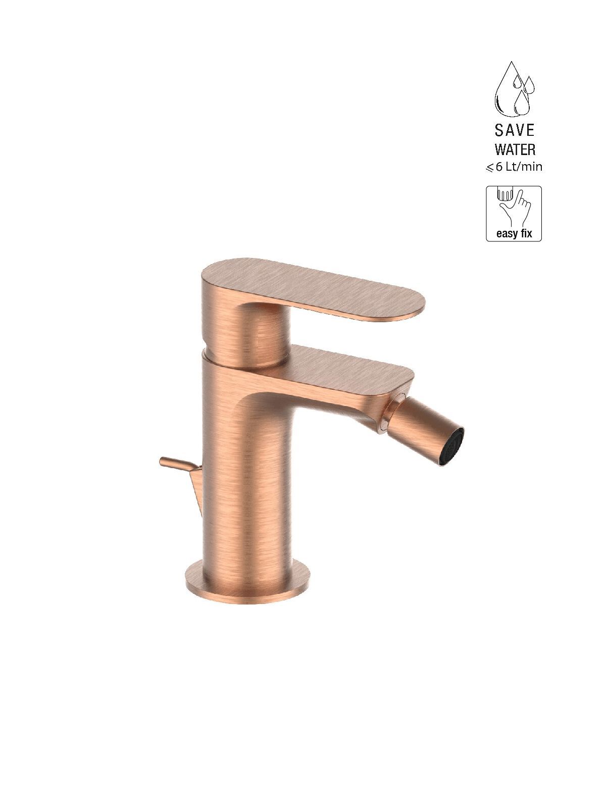 Однорычажный смеситель для биде с ограничителем расхода Rubinetterie Frattini Lea ARCH-00107186 - Вид №13