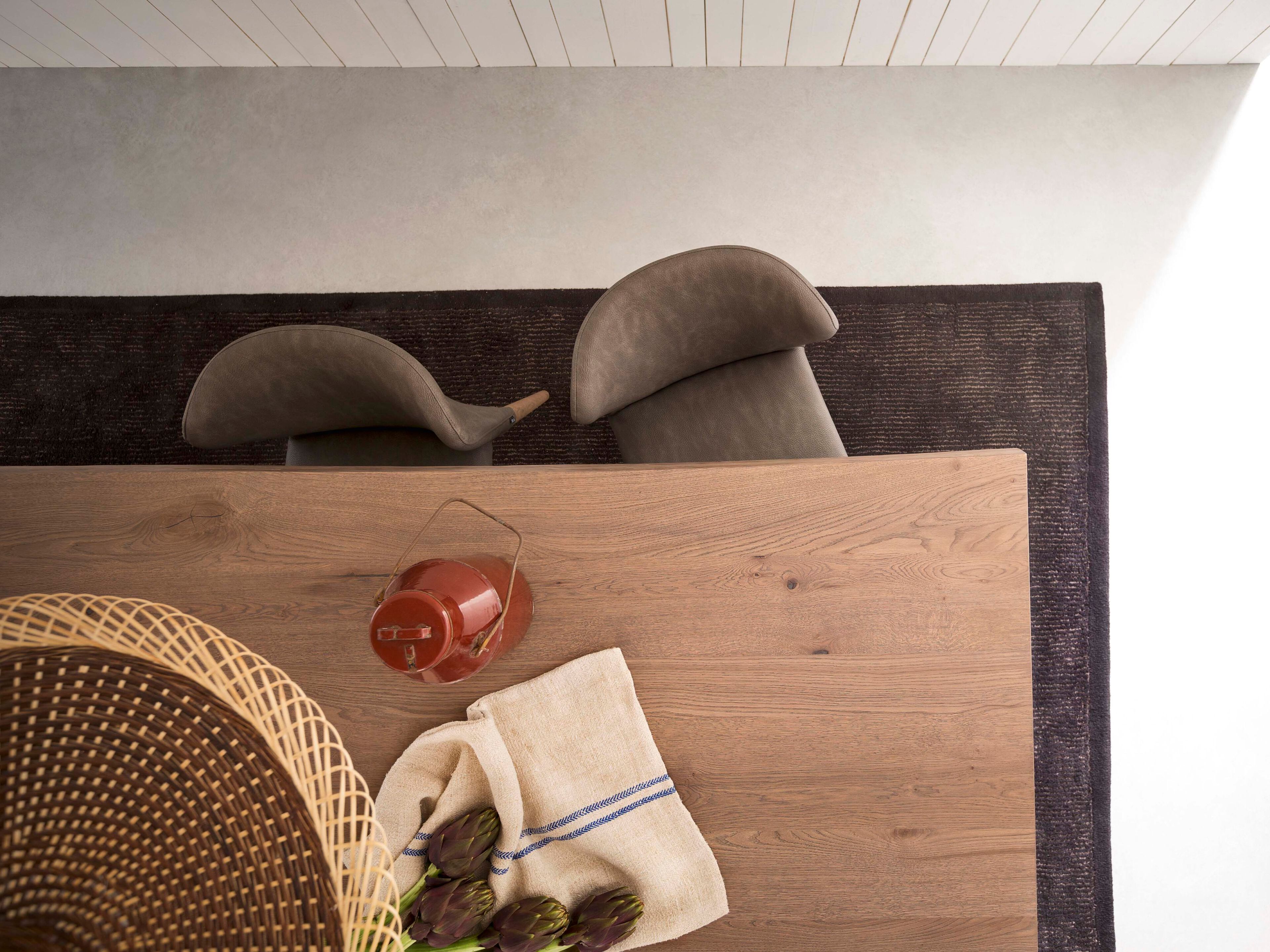 Штабелируемый стул с кожаной обивкой Alf DaFrè KAROL WOOD ARCH-00041143 - Вид №1