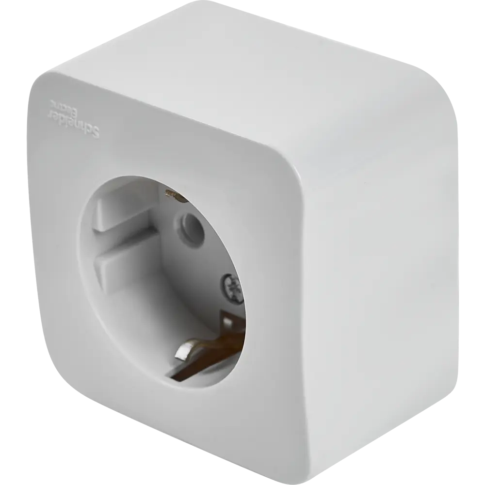 Розетка накладная Schneider Electric Blanca с заземлением цвет белый 86720930 STLM-2165987 SYSTEME ELECTRIC - Вид №1