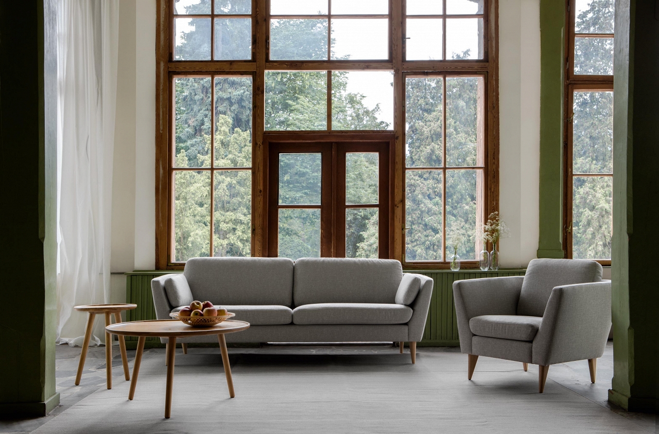 Диван Mynta двухместный прямой белый SITS MYNTA 192211 Белый  - Вид №2