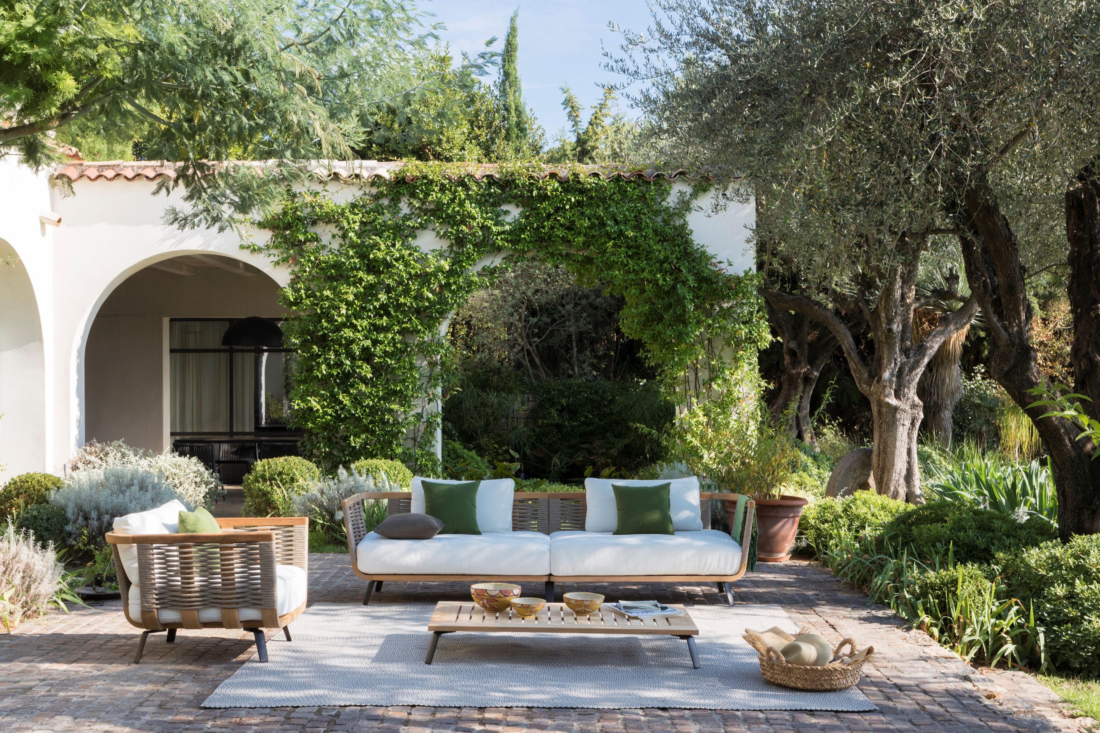 ТИК и веревочный садовый диван Unopiù Добро пожаловать ARCH-00137375 - Вид №1