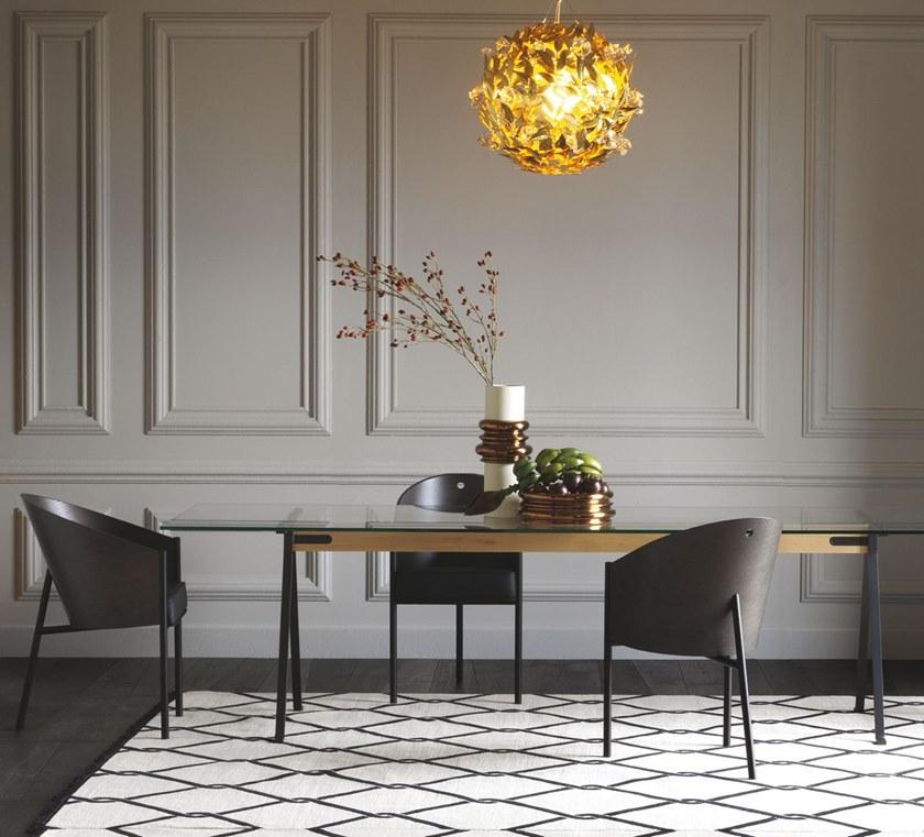 Driade Мягкое кожаное кресло с подлокотниками Costes sun-id-1423703 - Вид №4