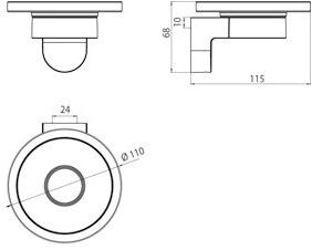 Emco Bad Portasapone a muro Mundo 3330 001 00 - Вид №2