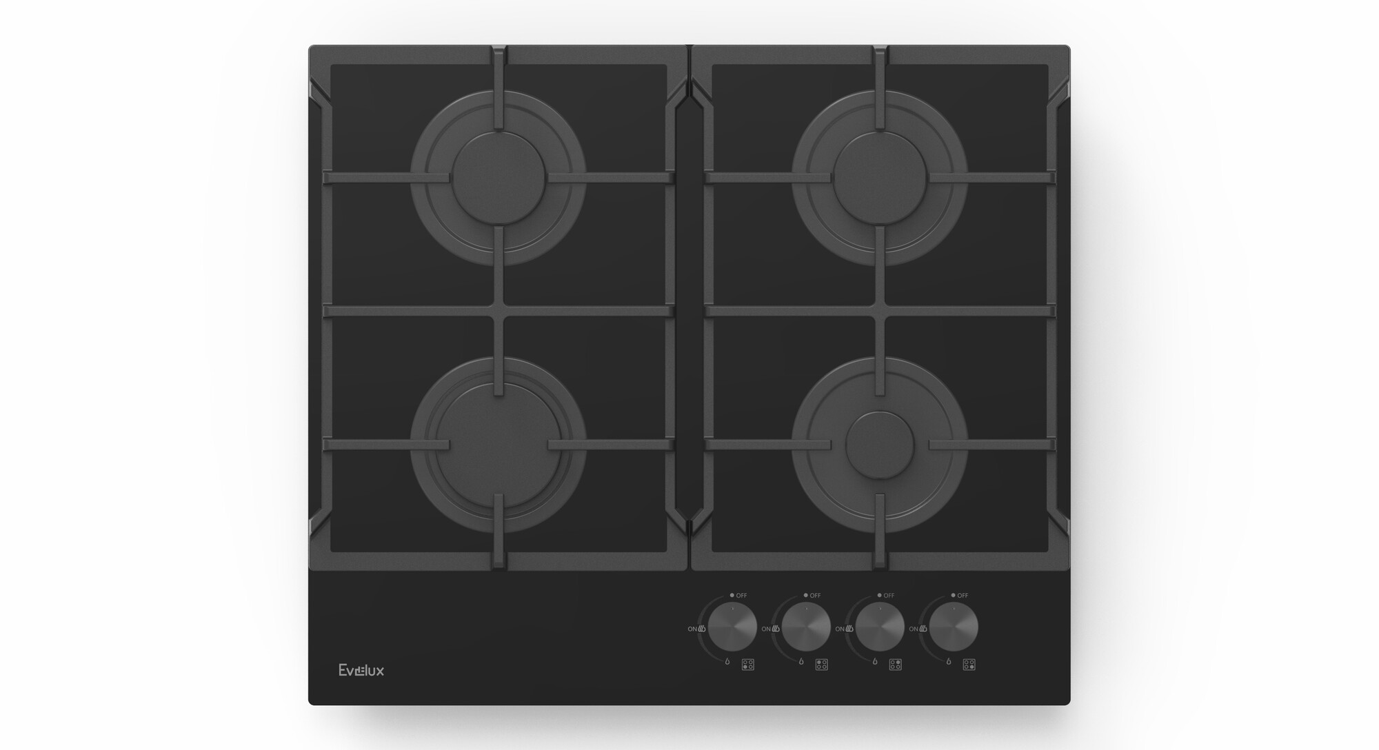 9226476 Газовая варочная поверхность Evelux HEG 615 BG STDN-0100997