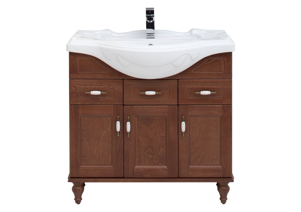 Тумба с раковиной Aquanet Амелия S 85 орех 0018606900183871 - Вид №2