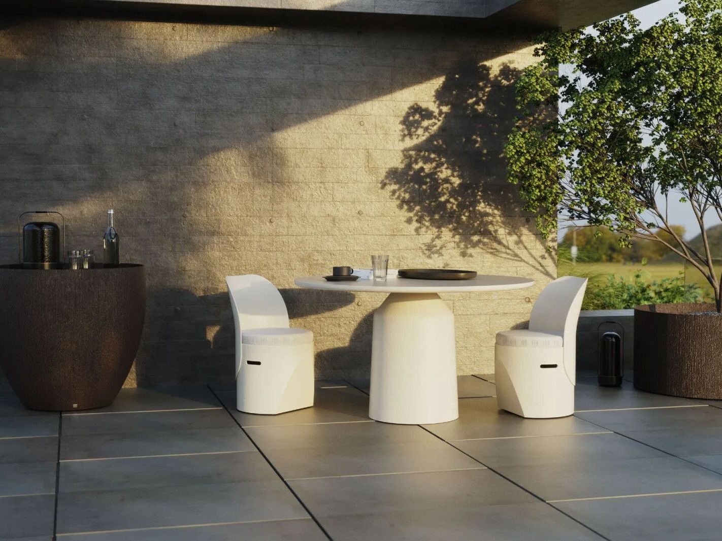 Садовый стул со встроенной подушкой GANSK Cloe ARCH-00120179 - Вид №4