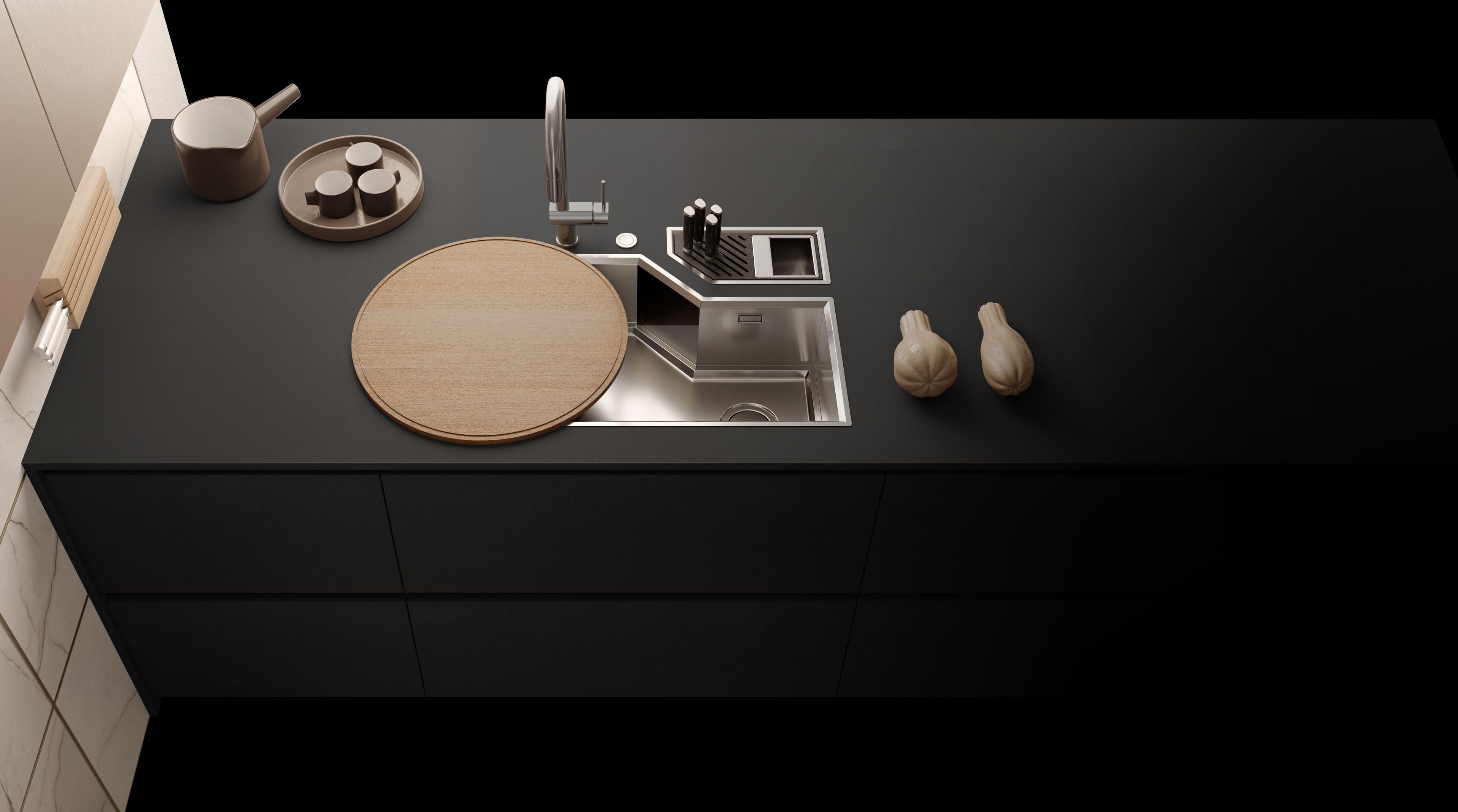 Раковина из нержавеющей стали с подходящим каналом Foster DIADE ARCH-00115732 - Вид №6