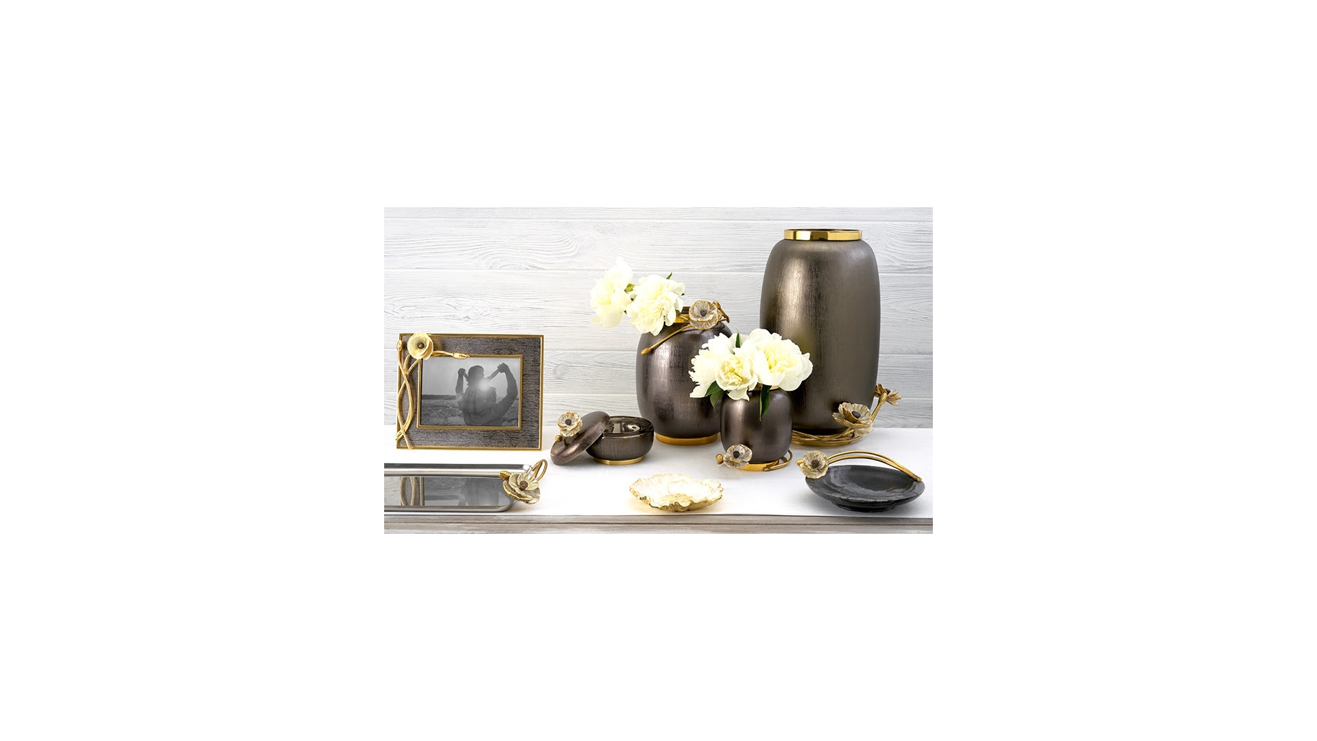 10642289 Michael Aram Чаша малая Michael Aram Анемоны 18см, мрамор Мрамор  - Вид №2