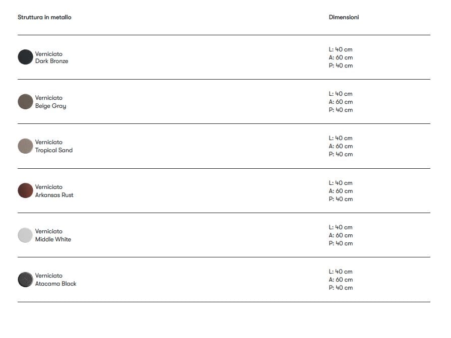 Высокий квадратный стальной журнальный столик с журнальным столиком ORO NERO Collection HOLLOW ARCH-00095349 - Вид №4