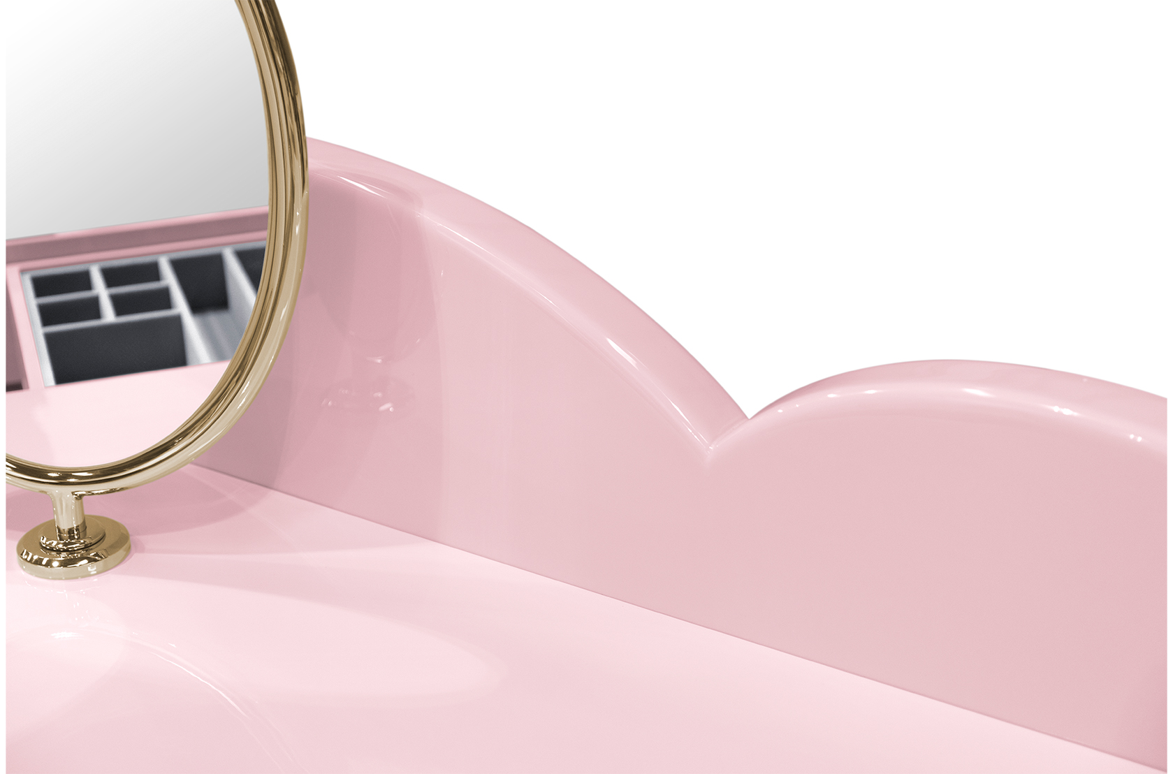 CIST362 Детский туалетный столик Консоль тщеславия Cloud Circu  - Вид №5