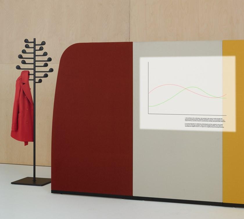 arper Отдельностоящая звукопоглощающая офисная перегородка из ткани Paravan sun-id-1397924 - Вид №10