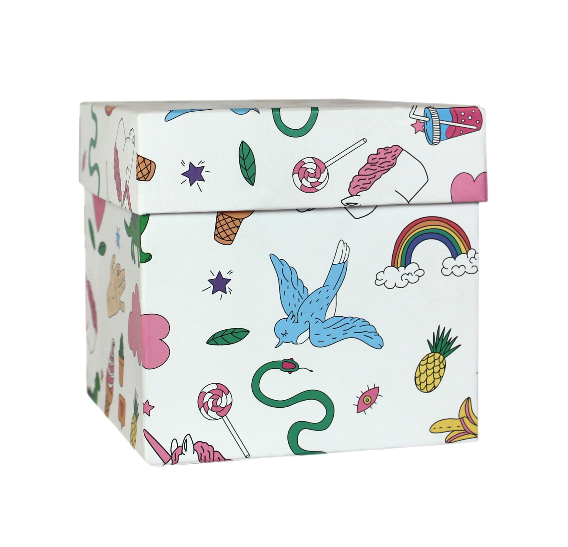 510539 Коробка подарочная "Фан", 13 х 13 х 13 см Santreyd 