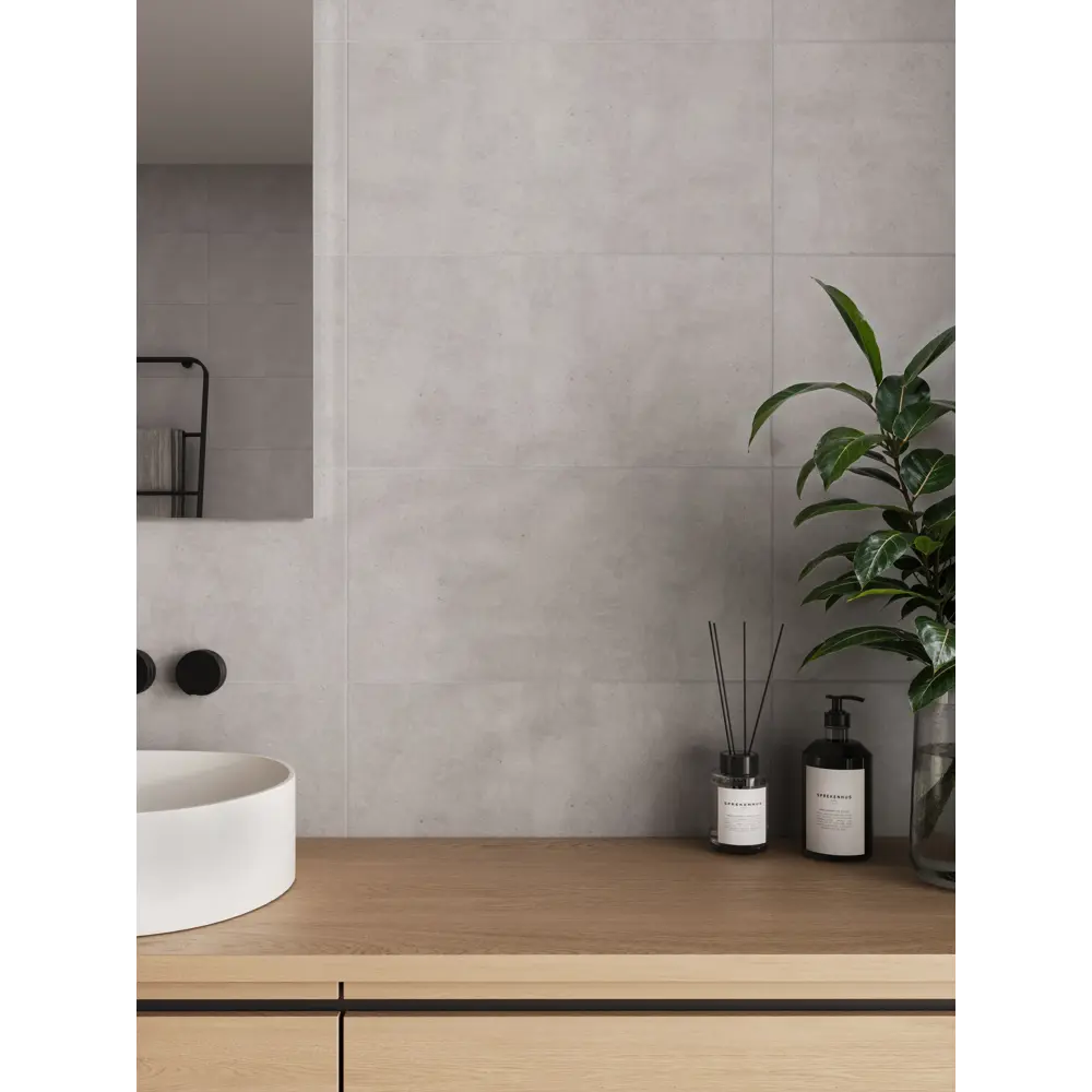 Плитка настенная Betone 30x60 см 1.44 м² матовая цвет серый Santreyd STLM-2076392 - Вид №4