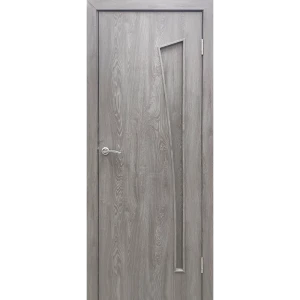 Дверь межкомнатная Белеза глухая финиш-бумага ламинация цвет тернер серый 80x200 см