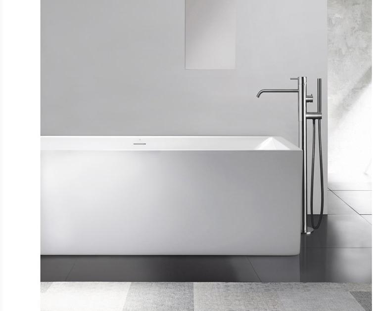 Blu Bathworks® Прямоугольная акриловая ванна Box Bt8005 - Вид №4