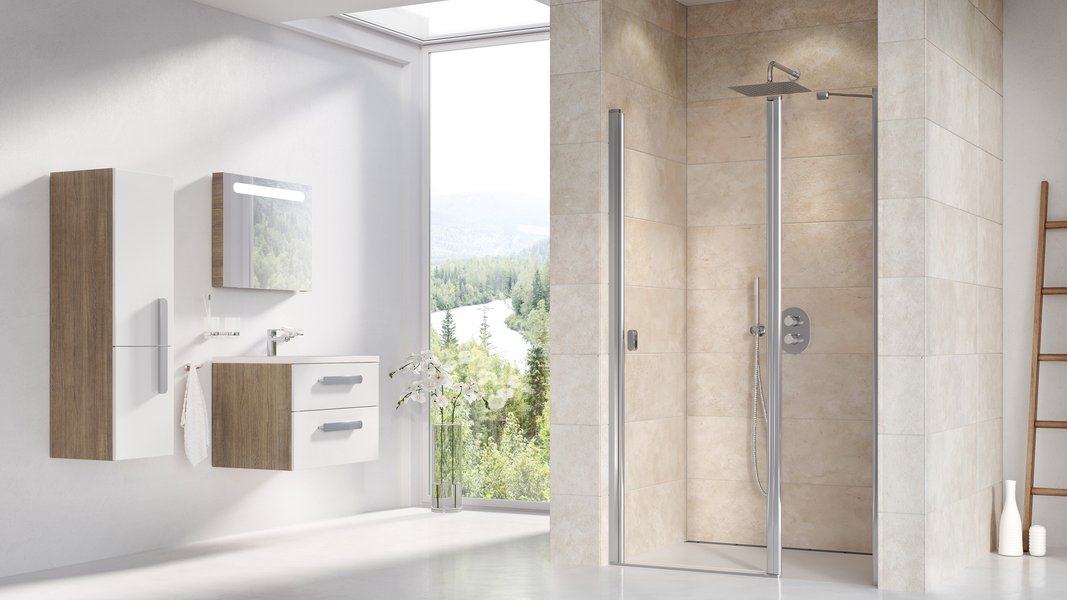 CSD2-100  белый+стекло Transparent Ravak 0QVAC100Z1 - Вид №1