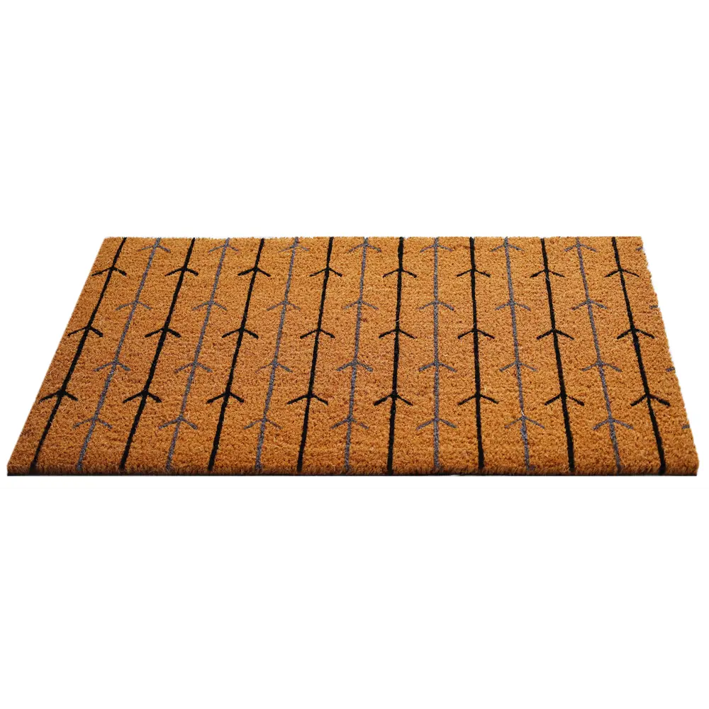 Коврик декоративный кокос Velcoc Kera Arrows 40x75 см цвет бежевый STLM-2149232 - Вид №3