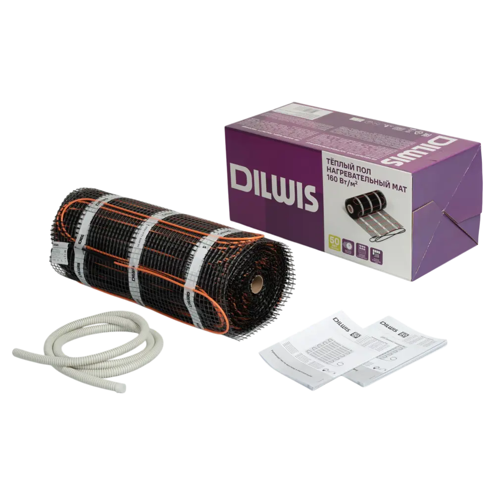Нагревательный мат для теплого пола DILWIS 8 м2 1280 Вт 89398468 STLM-2188840  - Вид №1