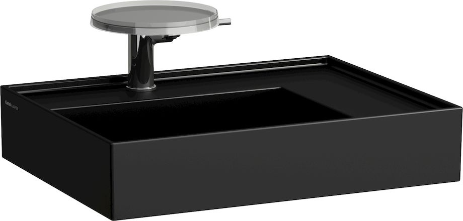 H8103347571121 Раковина с полочкой справа, со специальным скрытым сливом LAUFEN PRO - Вид №16