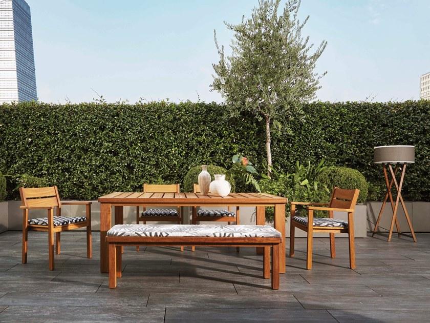 Very Wood Садовая скамейка Ироко Capri sun-id-1509826 - Вид №2