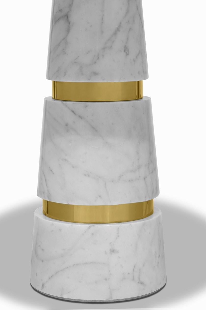 KOKET Круглый стол из каррарского мрамора Avalanche sun-id-1416038 - Вид №5