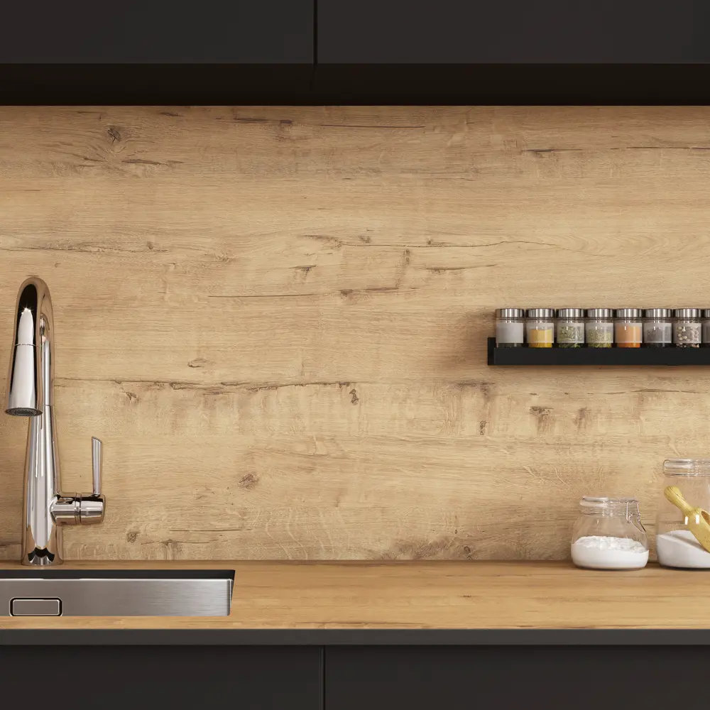 Santreyd Стеновая панель Дуб Брукхилл для кухонного фартука 86821738 STLM-1540321 - Вид №4