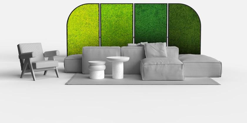 GREEN MOOD Звукопоглощающая офисная перегородка на колесах Design sun-id-1433653 - Вид №24