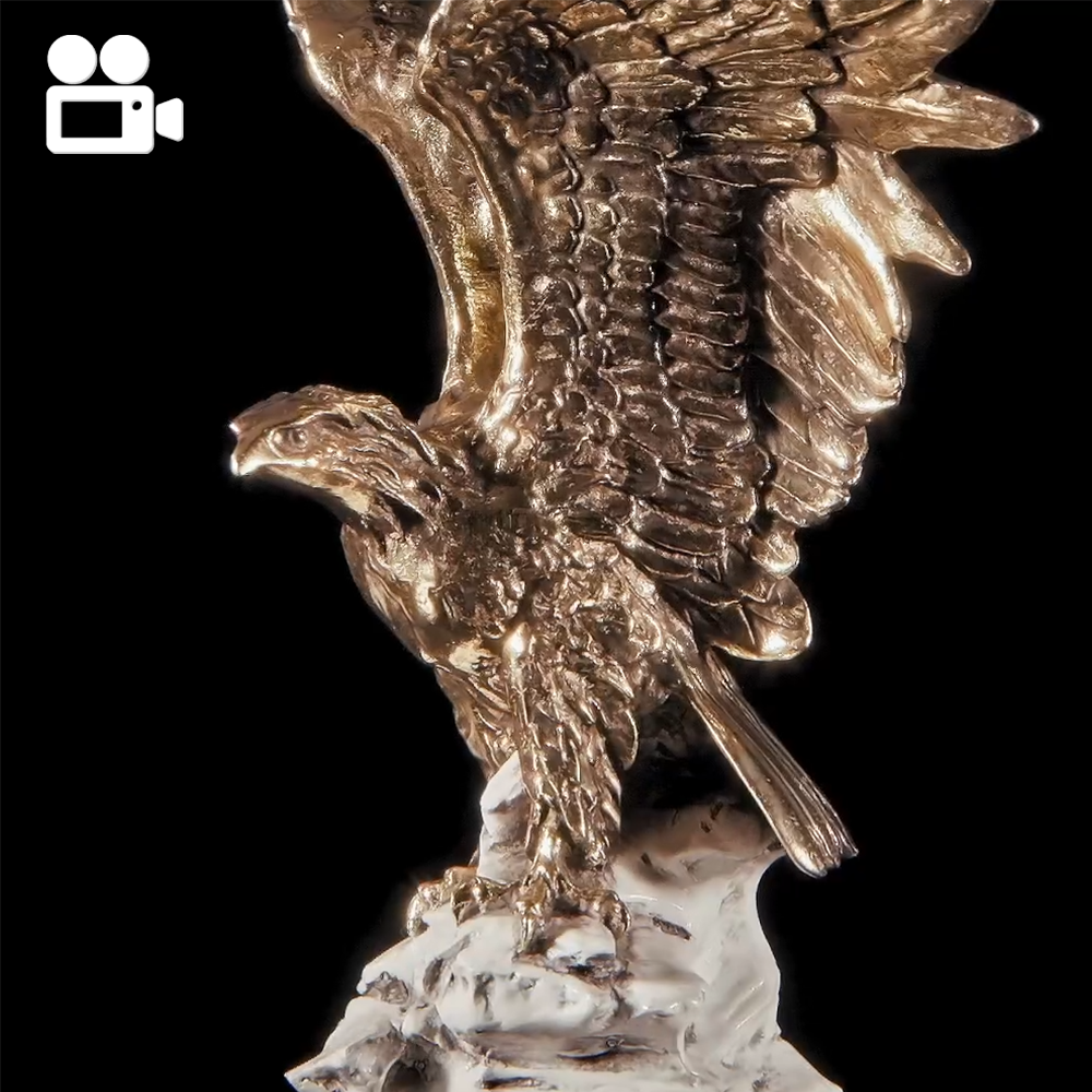22075 Статуэтка Орел Большой Золотой BOGACHO 4627138199947