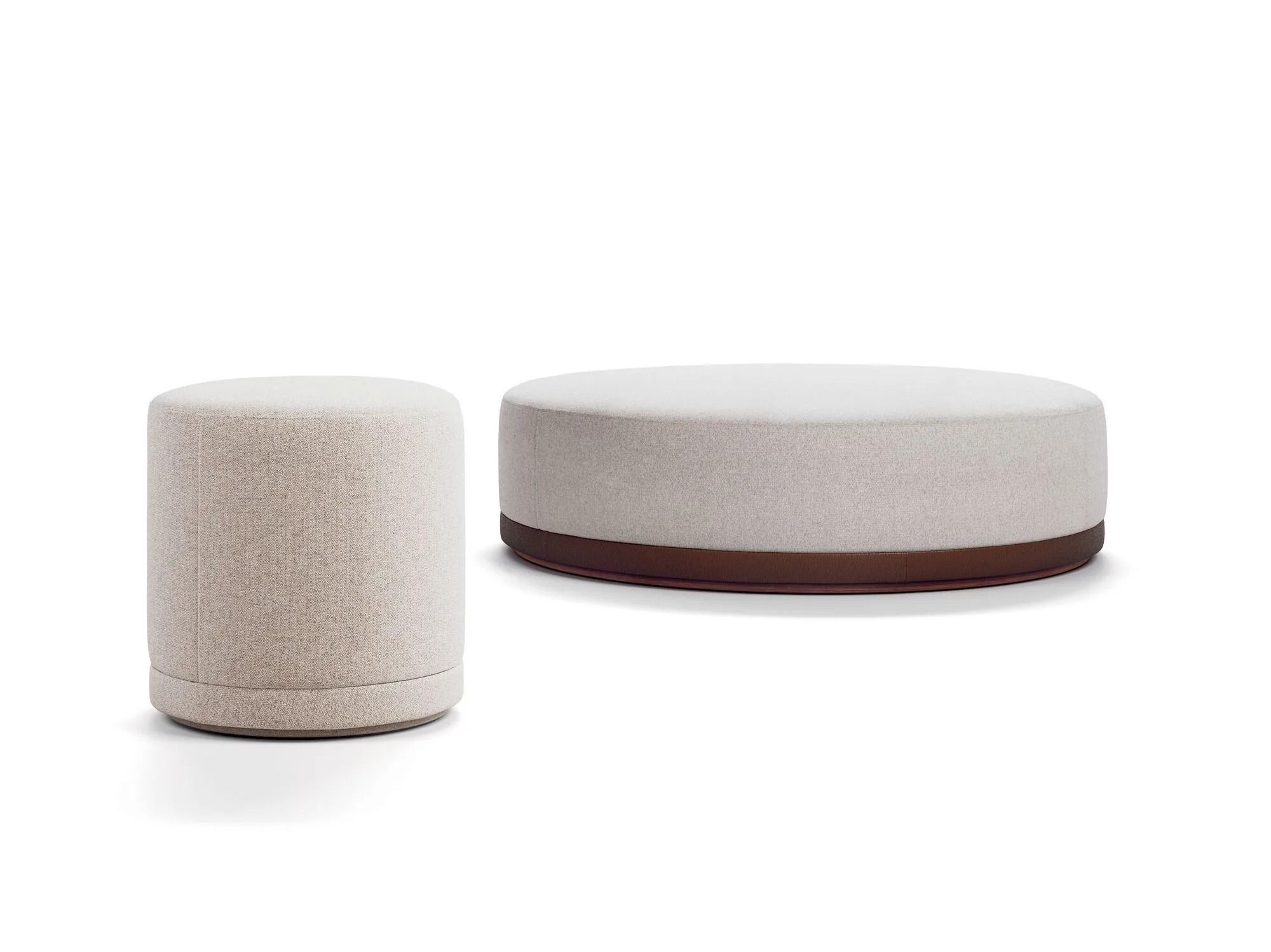 Круглый пуф из ткани Kico Living Complements ARCH-00085850