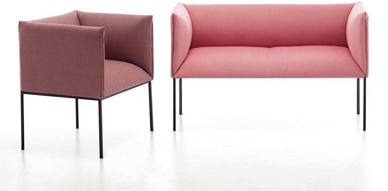 arrmet 2-местный диван в современном стиле для контрактного использования. Sharp 926 - Вид №1