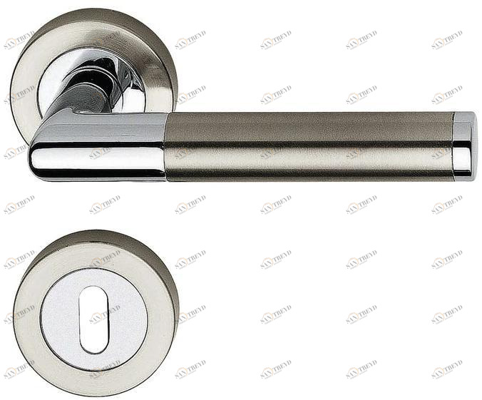 LINEA CALI' Классическая латунная ручка на розетке с замком Karina sun-id-1491593