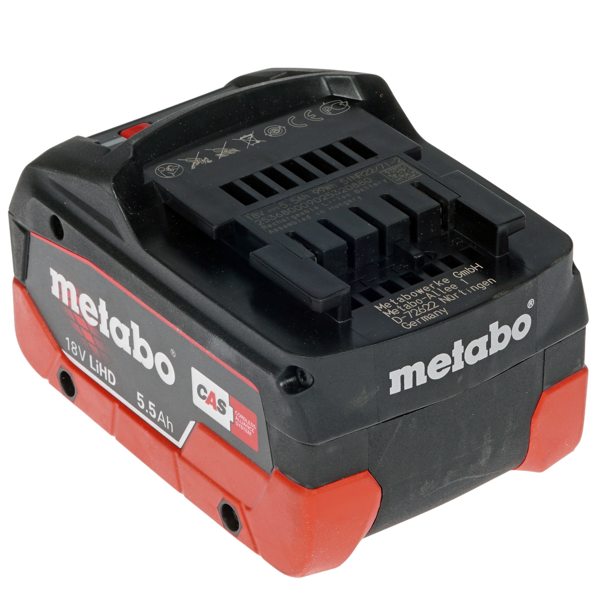 Набор аккумуляторов с зарядным устройством Metabo Basic-Set 5.5 685074000 CAS 18V 1137827 STDN-0141839 - Вид №2