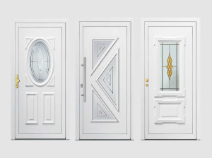 Входная дверь из ПВХ