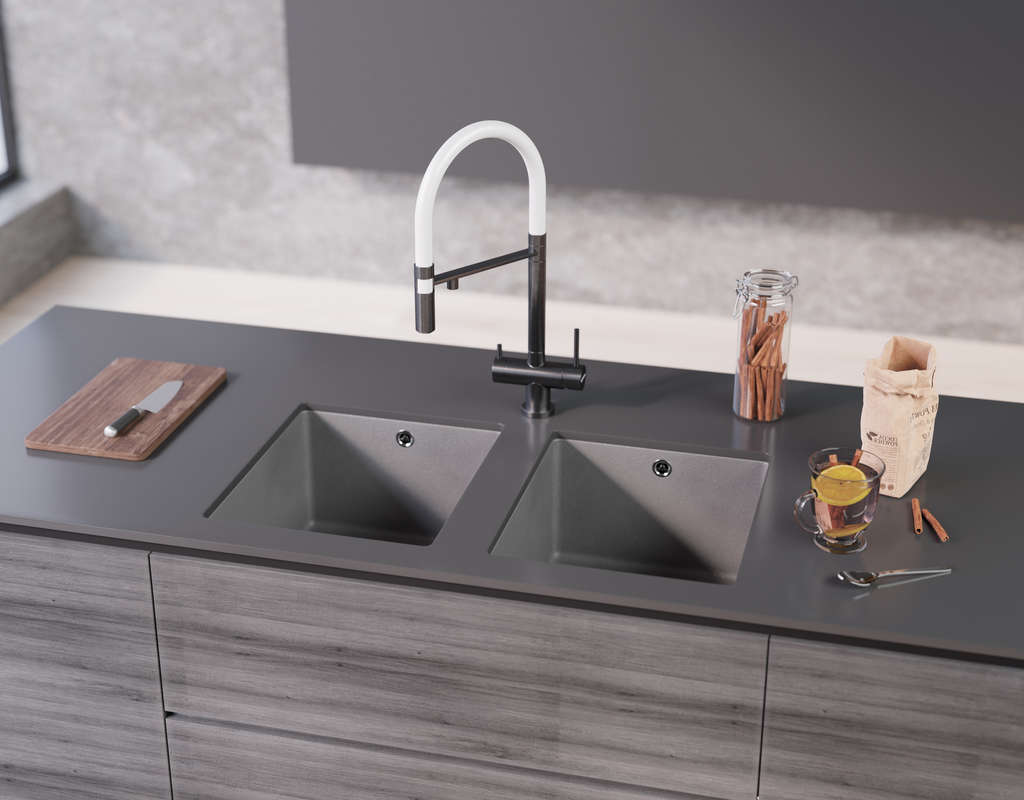 Кухонная мойка Bosen 38-U CH OMOIKIRI 4993247 - Вид №1